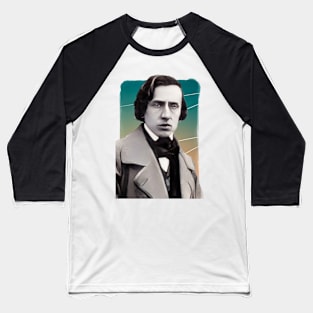 Polish Composer Frédéric Chopin illustration Baseball T-Shirt